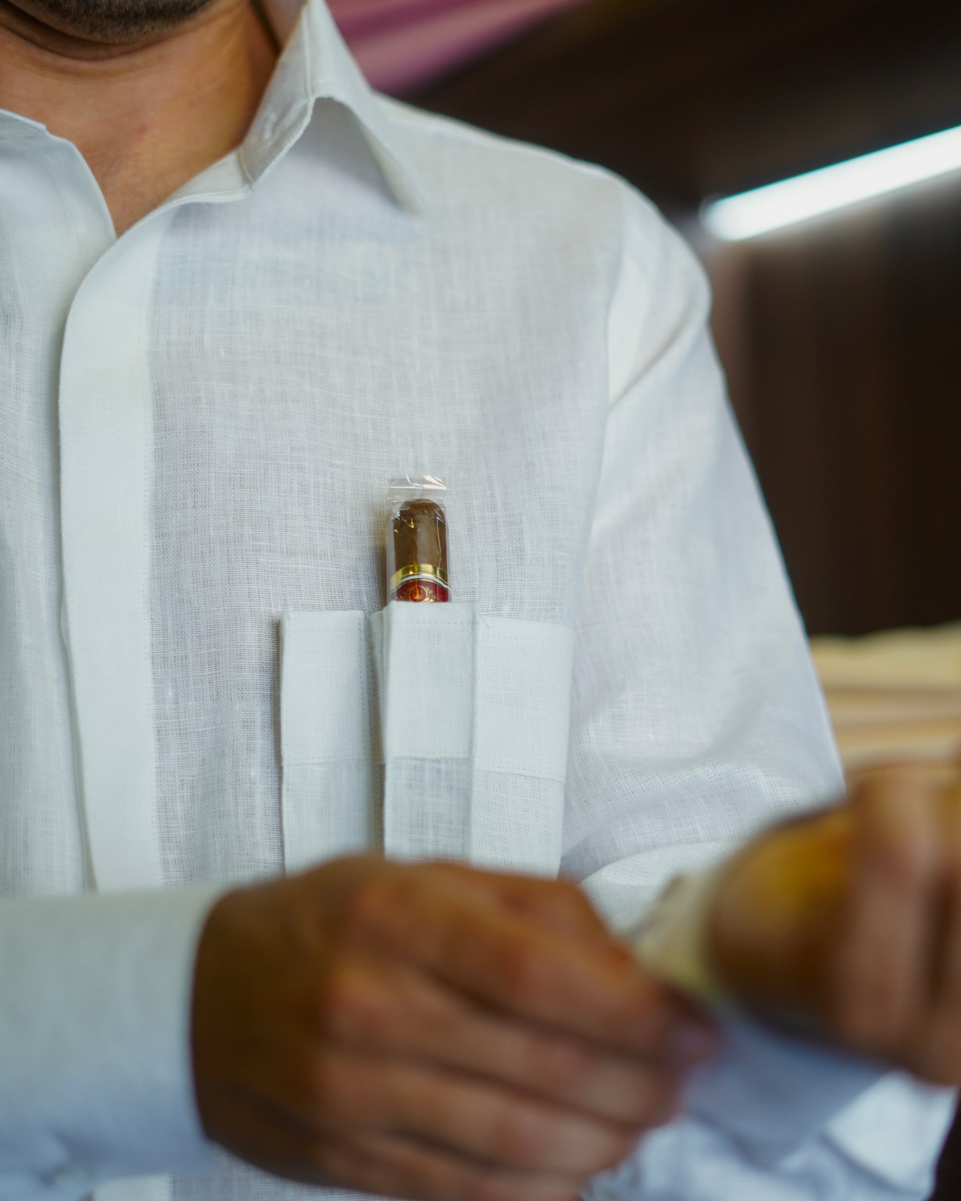 Cigar Pocket Linen Shirt
