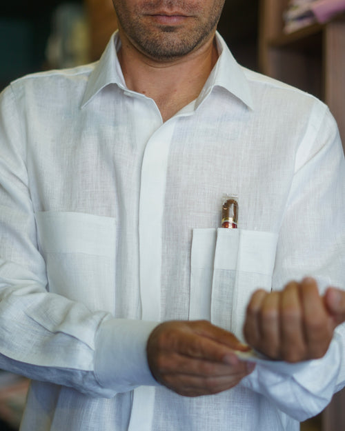 Cigar Pocket Linen Shirt