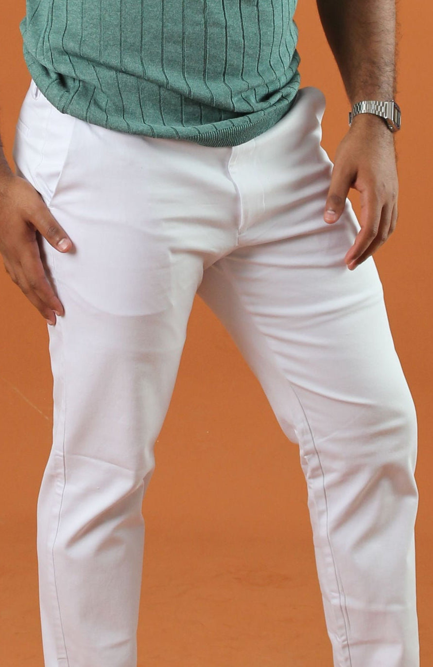 Tapered Chinos White