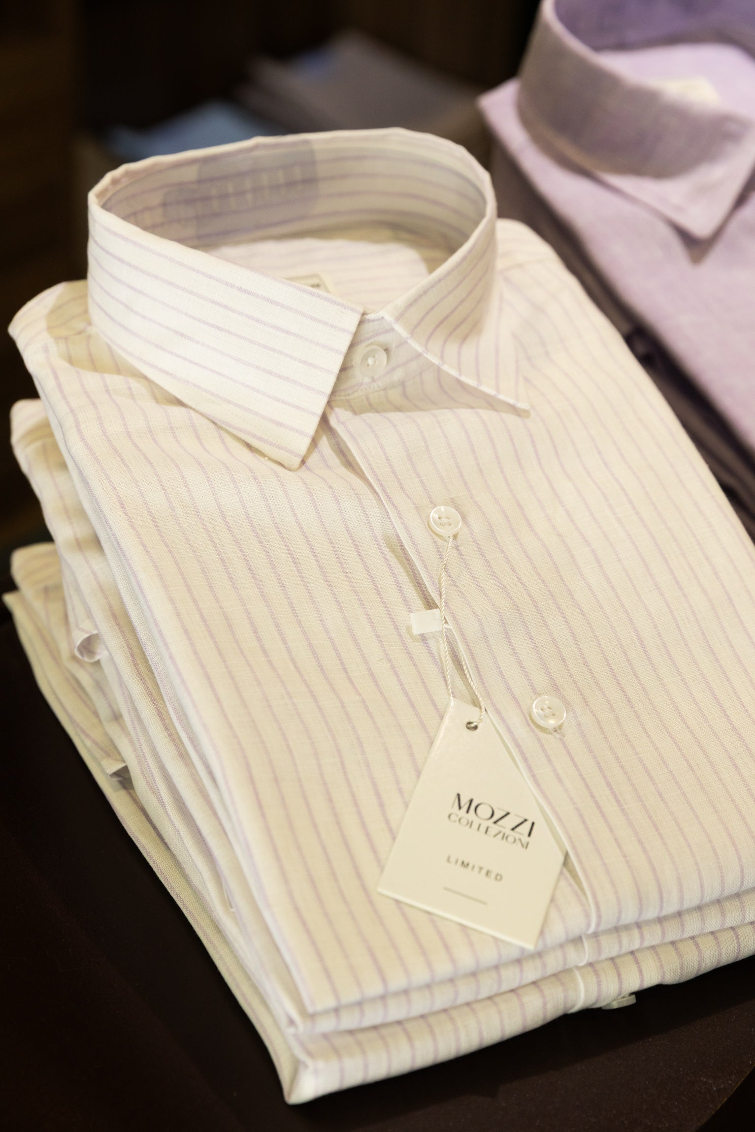 White Striped Linen Shirt
